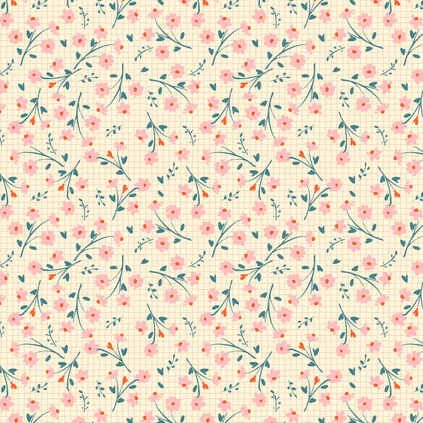 Treasured Threads TT23706 Dottie Natural, sold by 1/2 yard - Good Vibes Quilt Shop