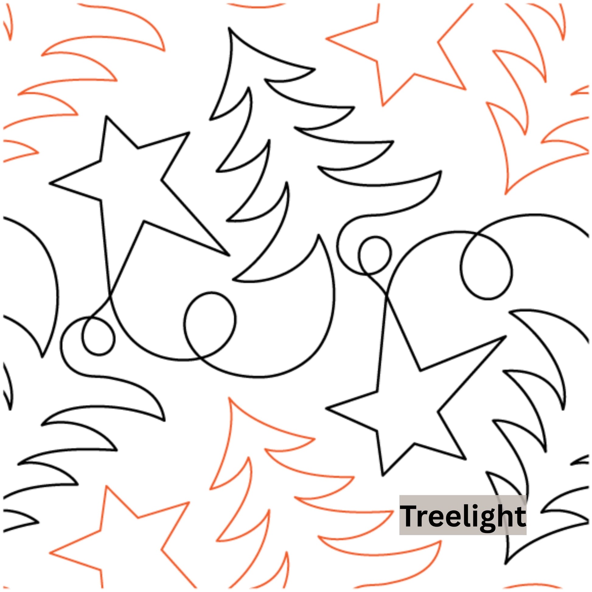 Christmas and Winter Snow Patterns Pantograph Patterns for Edge to Edge for Longarm Quilting - Good Vibes Quilt Shop