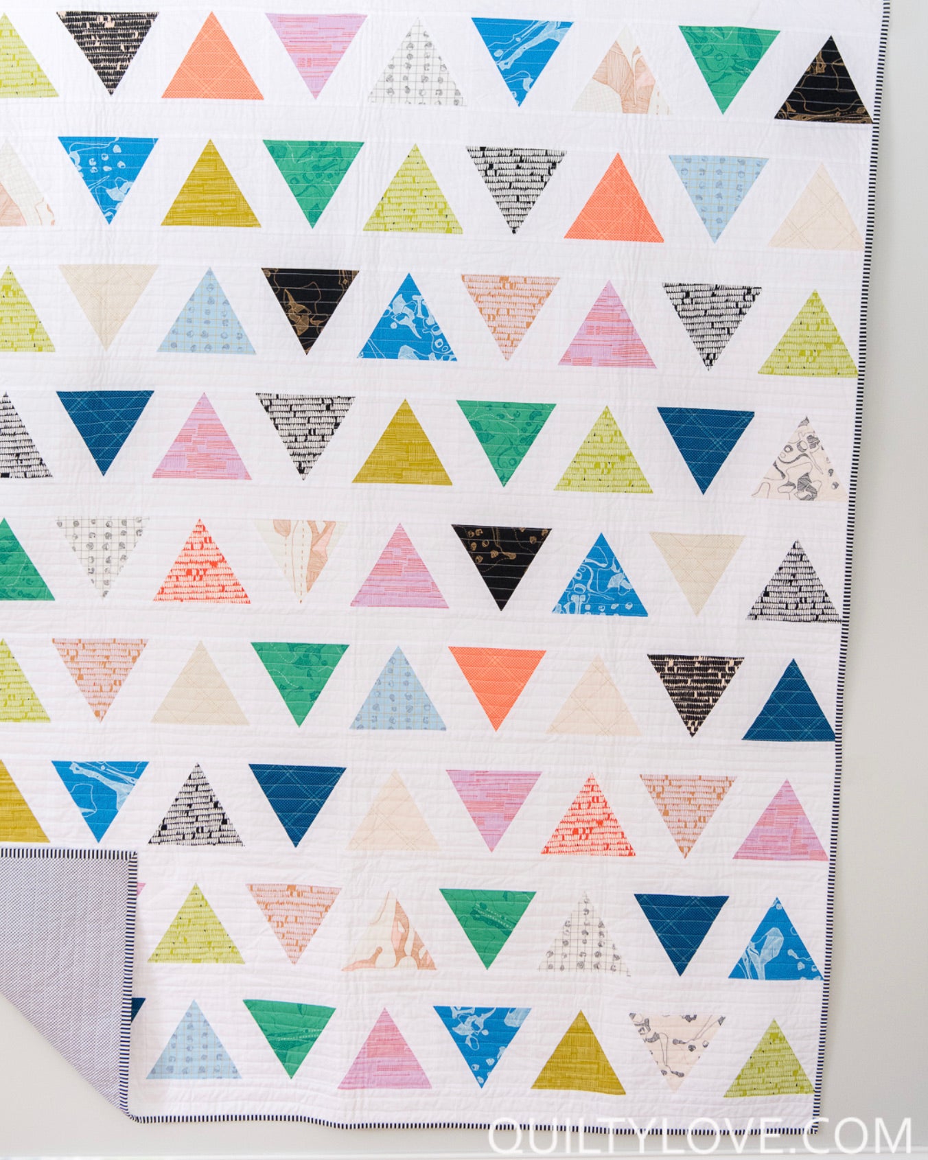 TRIANGLE POP Quilty Love Pattern by Emily Dennis #109 - Good Vibes Quilt Shop