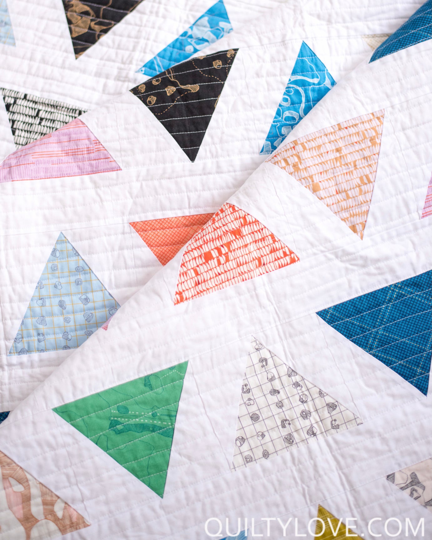 TRIANGLE POP Quilty Love Pattern by Emily Dennis #109 - Good Vibes Quilt Shop