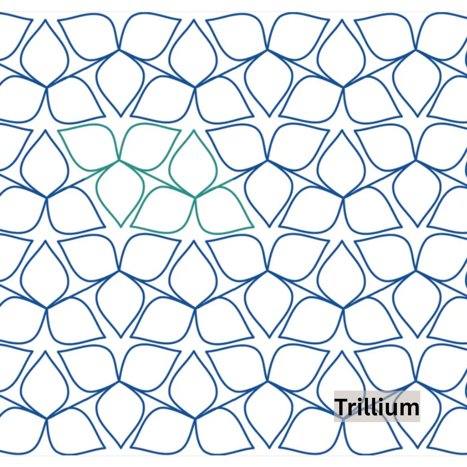 Flowers and Feathers Patterns Pantograph Patterns for Edge to Edge for Longarm Quilting - Good Vibes Quilt Shop