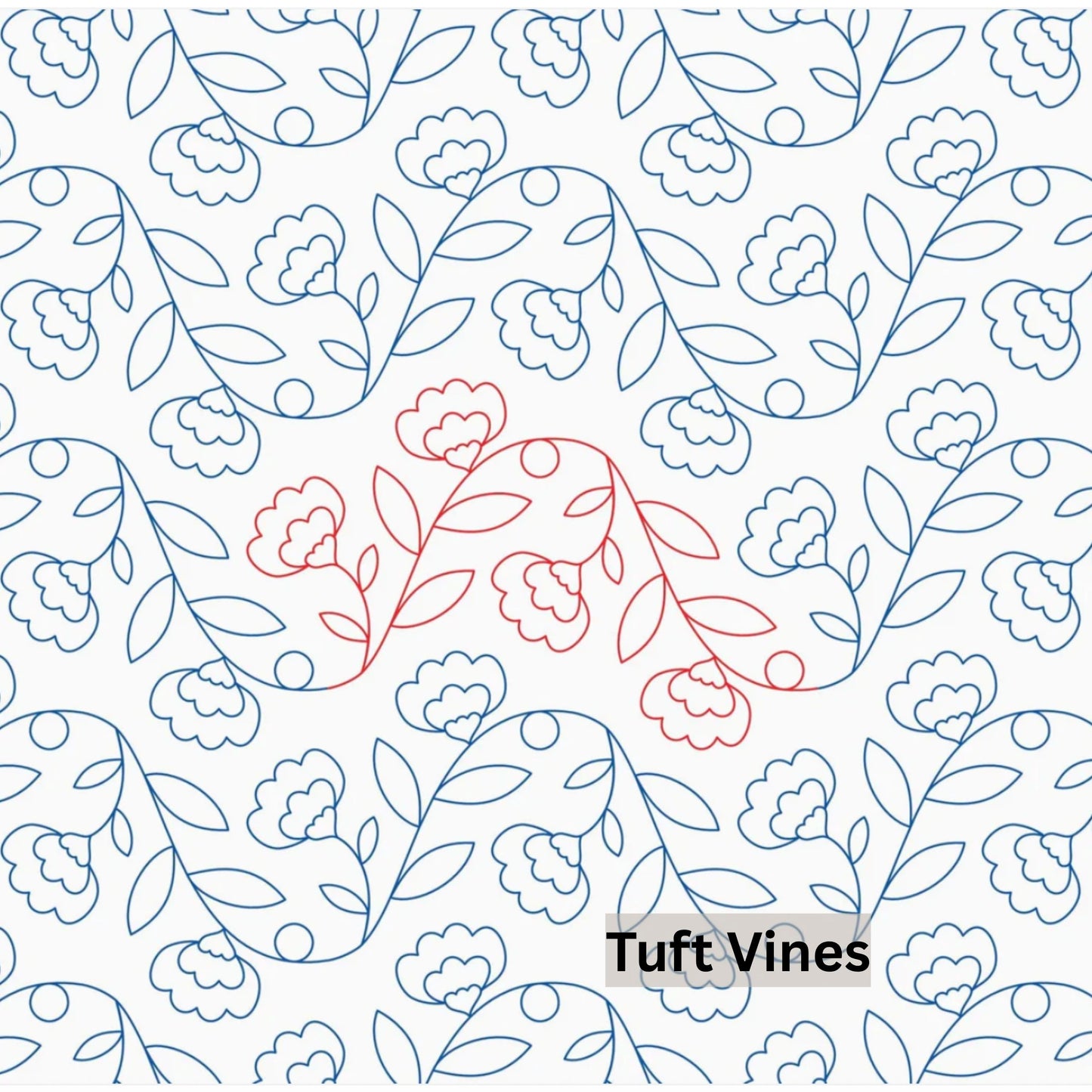 Flowers and Feathers Patterns Pantograph Patterns for Edge to Edge for Longarm Quilting - Good Vibes Quilt Shop