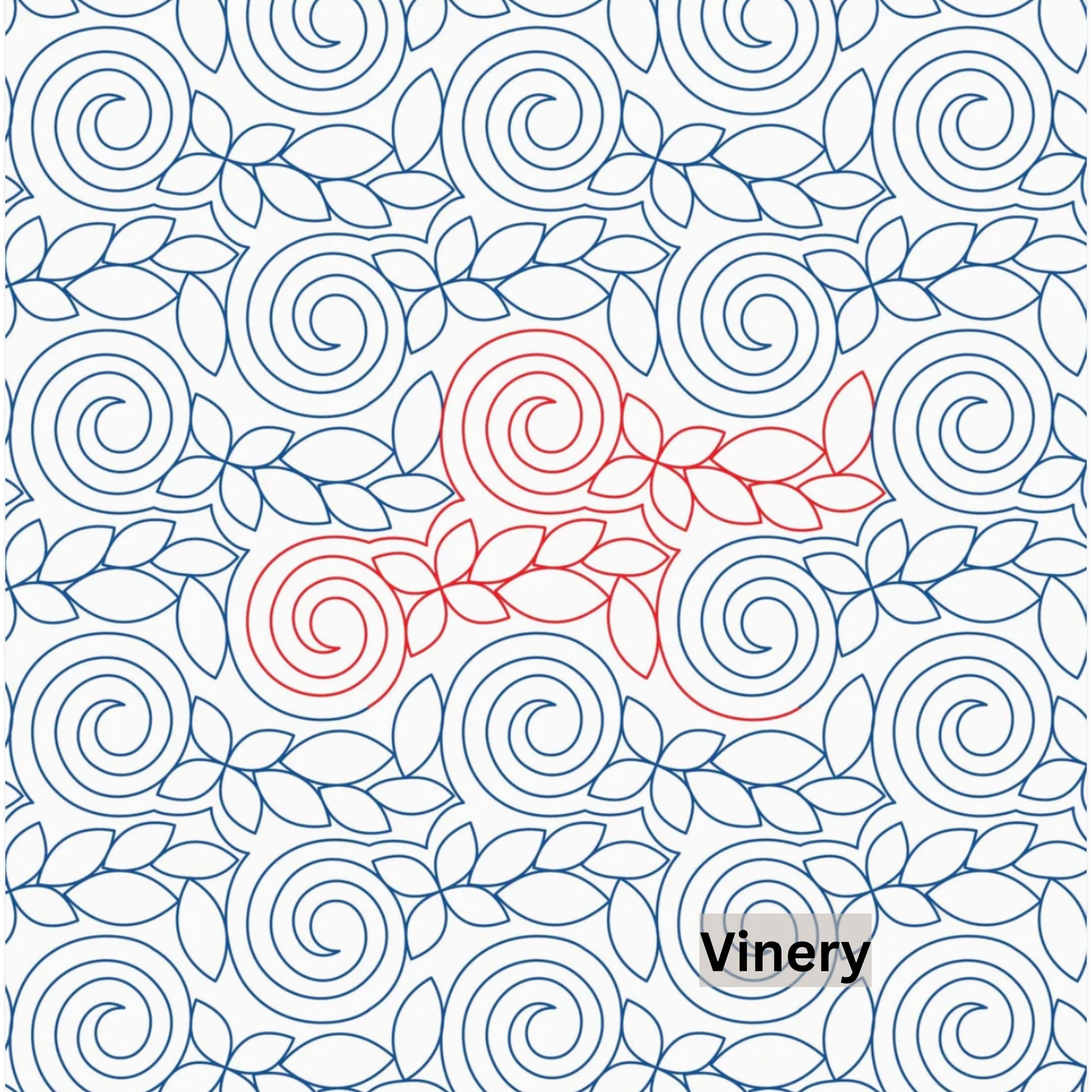 Flowers and Feathers Patterns Pantograph Patterns for Edge to Edge for Longarm Quilting - Good Vibes Quilt Shop