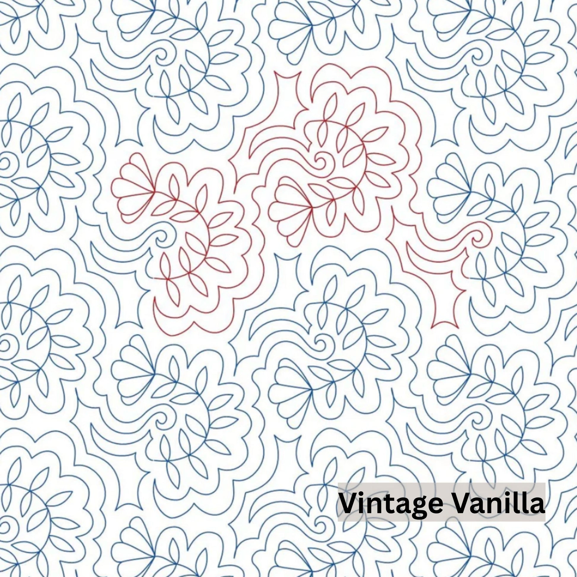 Flowers and Feathers Patterns Pantograph Patterns for Edge to Edge for Longarm Quilting - Good Vibes Quilt Shop