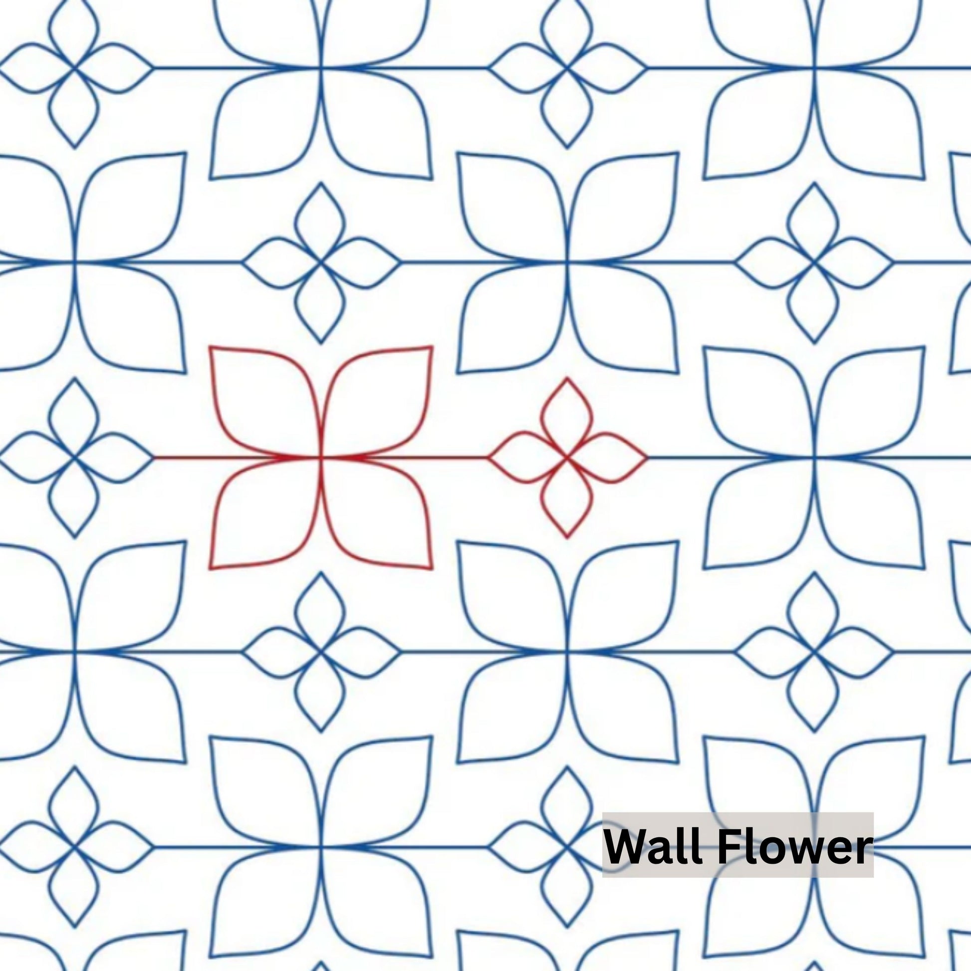 Flowers and Feathers Patterns Pantograph Patterns for Edge to Edge for Longarm Quilting - Good Vibes Quilt Shop