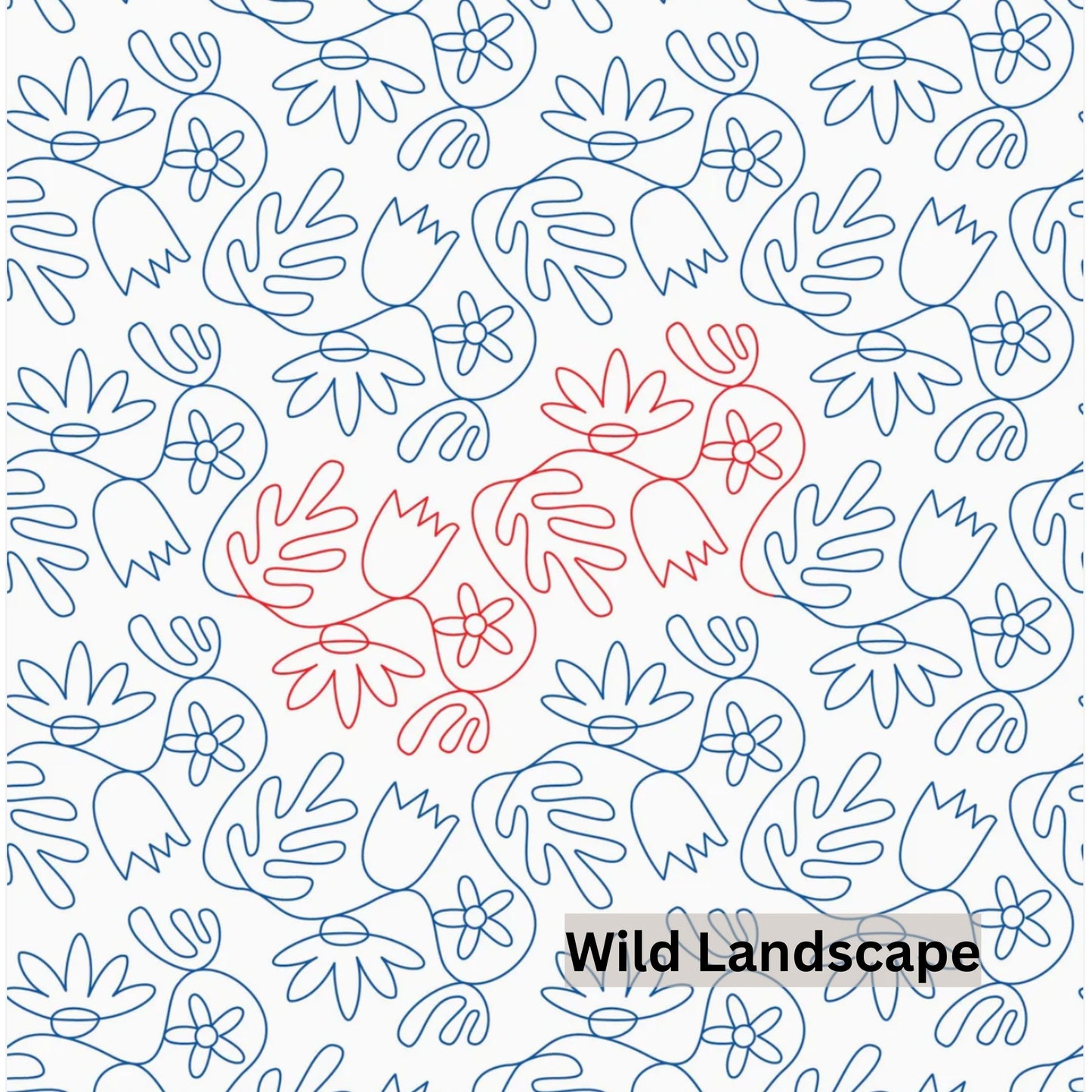 Flowers and Feathers Patterns Pantograph Patterns for Edge to Edge for Longarm Quilting - Good Vibes Quilt Shop