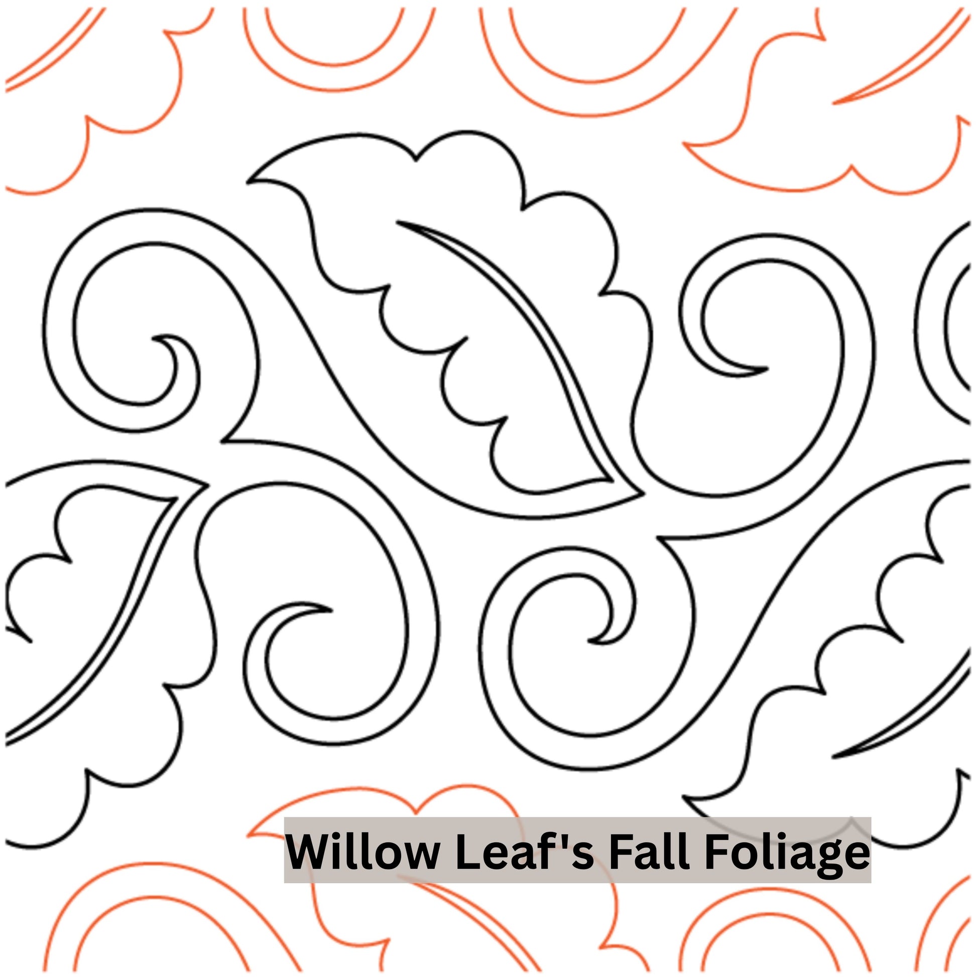 Halloween and Fall Pantographs Patterns for Edge to Edge for Longarm Quilting - Good Vibes Quilt Shop