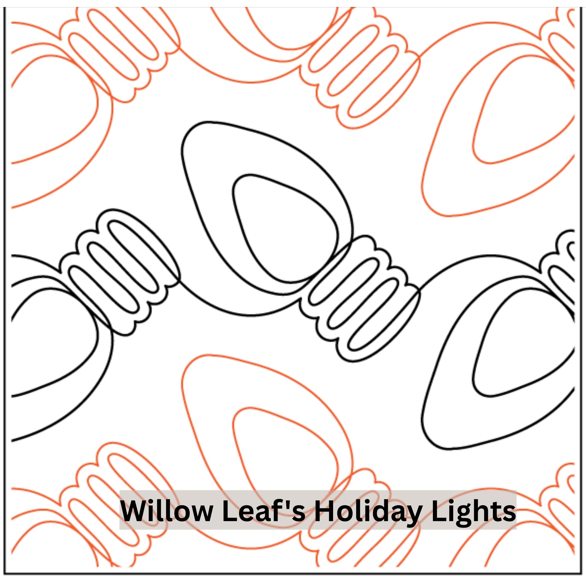 Christmas and Winter Snow Patterns Pantograph Patterns for Edge to Edge for Longarm Quilting - Good Vibes Quilt Shop