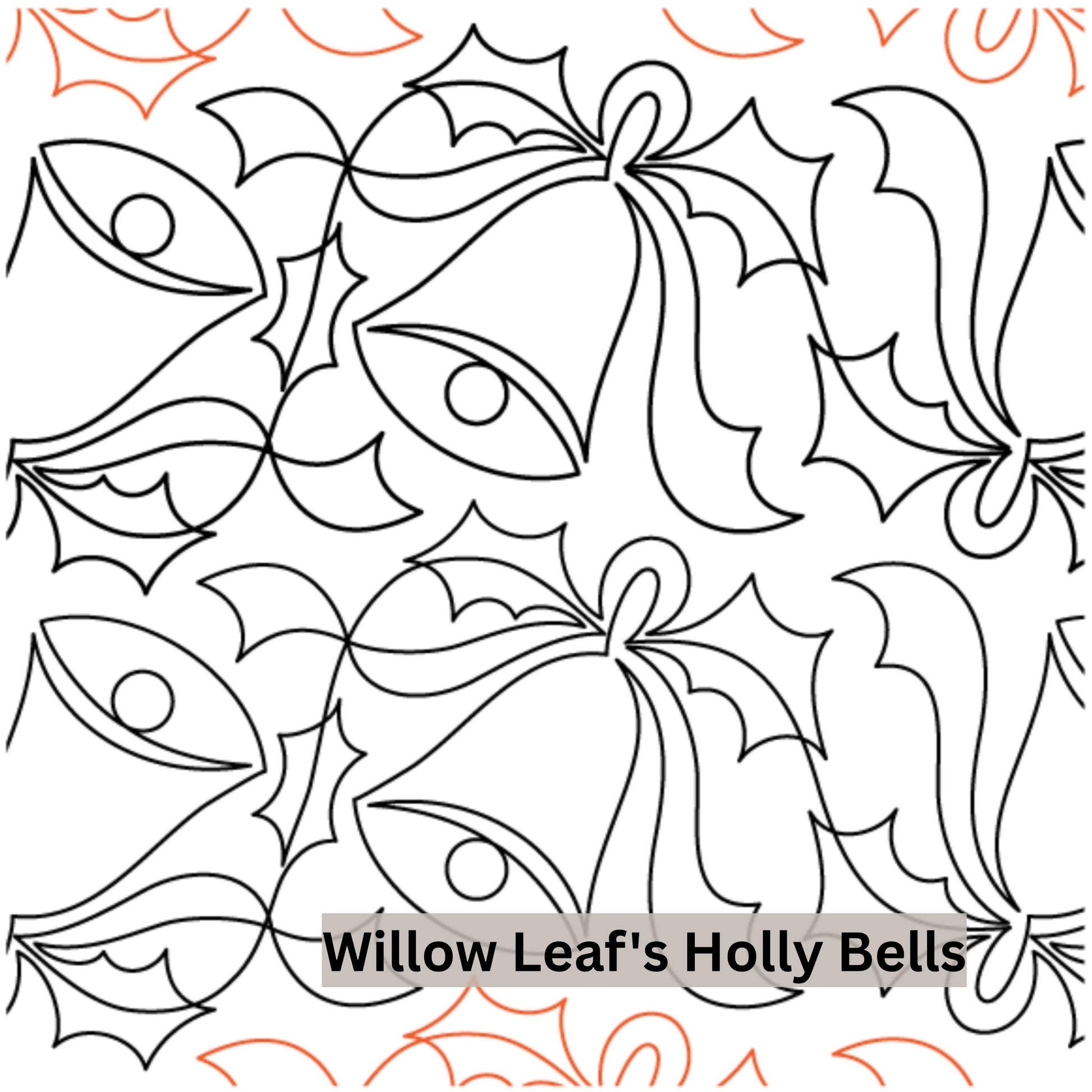 Christmas and Winter Snow Patterns Pantograph Patterns for Edge to Edge for Longarm Quilting - Good Vibes Quilt Shop