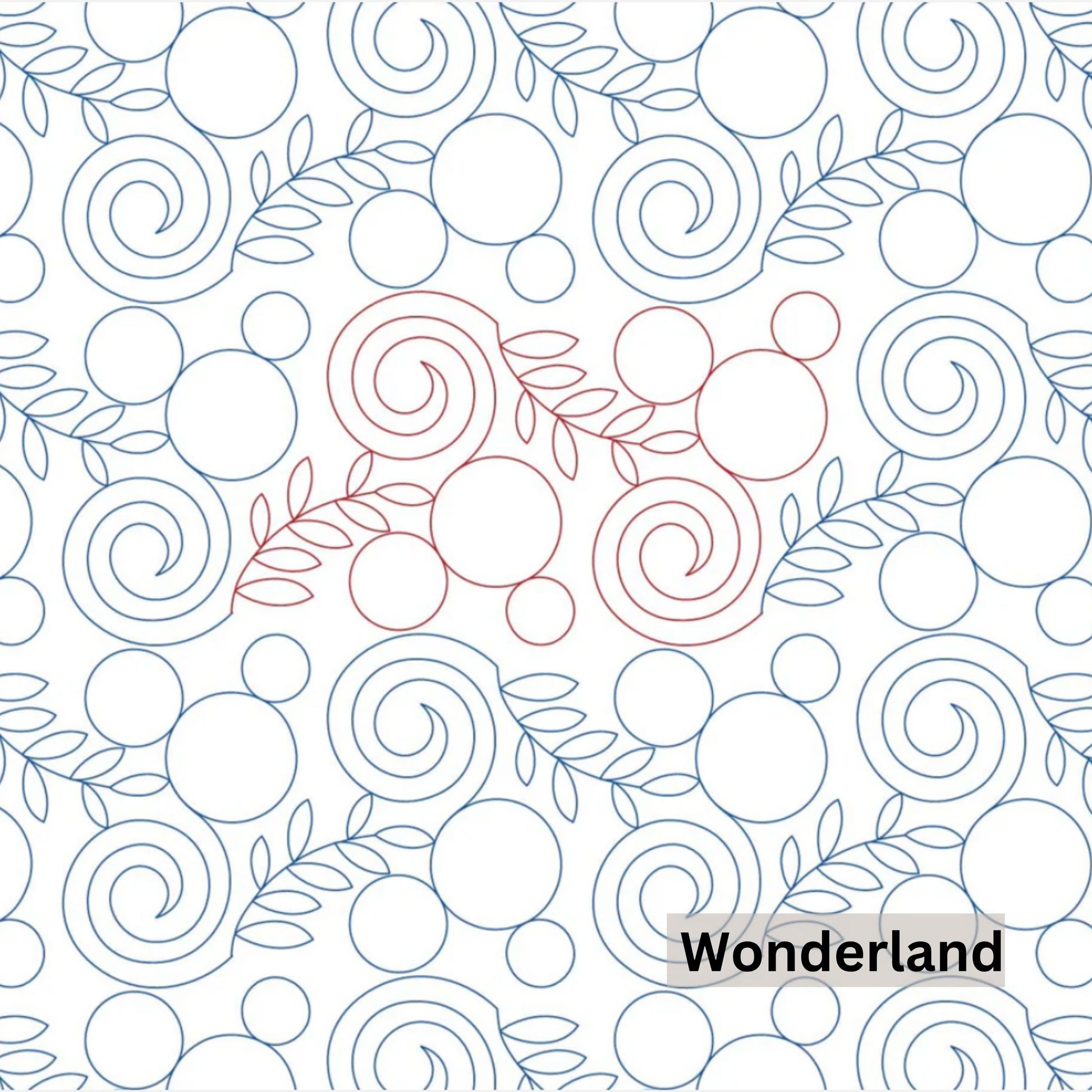 Flowers and Feathers Patterns Pantograph Patterns for Edge to Edge for Longarm Quilting - Good Vibes Quilt Shop