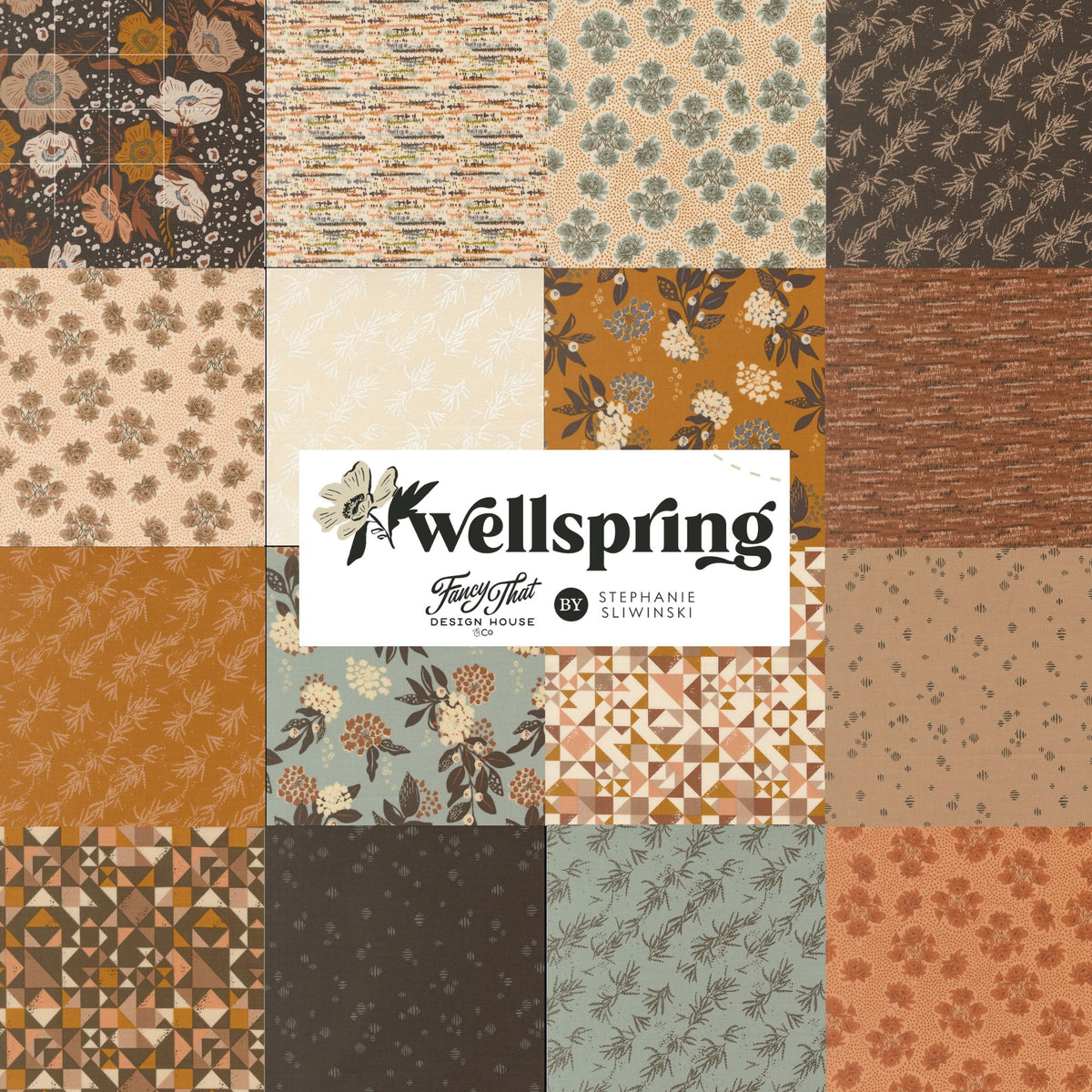 Wellspring by Fancy That Design House for Moda Fabrics | 32-Piece Fat Quarter Bundle | 45670AB