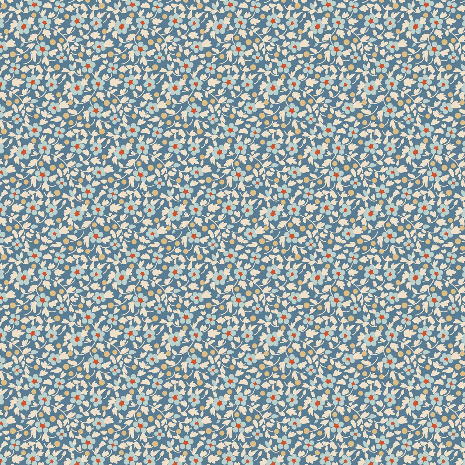 Brie Blue, 130131, Summer Creating Memories, sold by the 1/2 yard, *PREORDER - Good Vibes Quilt Shop