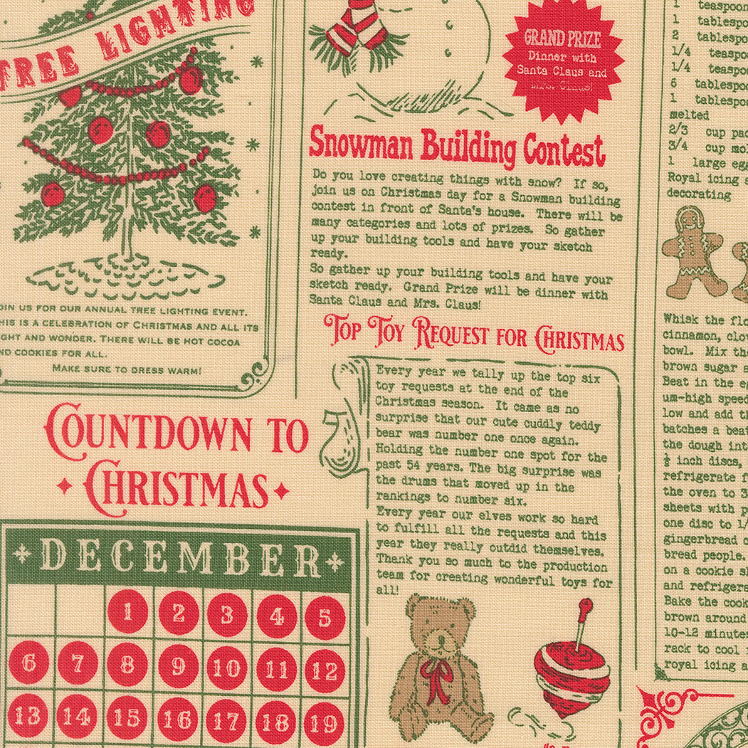 Holiday Cheer Fabric, Fat Quarter Bundle 29 Prints, PREORDER - Good Vibes Quilt Shop