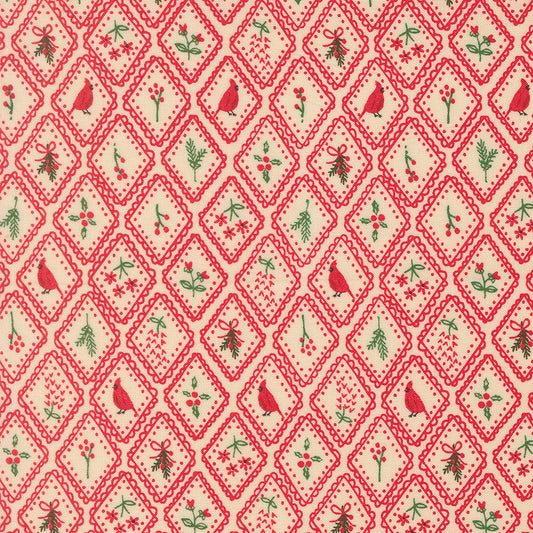 Holiday Cheer Fabric, Poinsettia 20974 17, Sold by the 1/2 Yard PREORDER - Good Vibes Quilt Shop