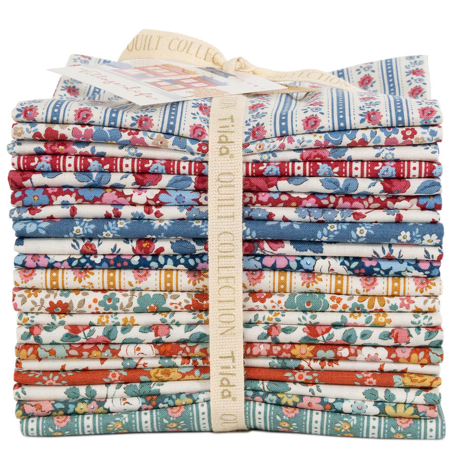 Village Life Fabric by Tilda | Fat Quarter Bundle 20 Pieces | TIL300279