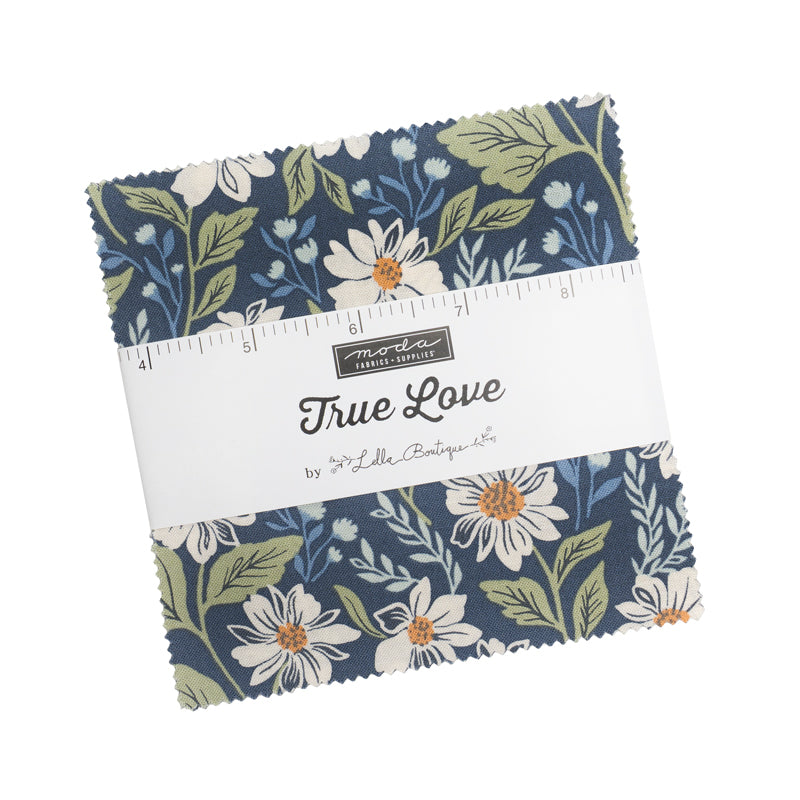 True Love Charm Pack by Lella Boutique for Moda Fabrics | 5" Stacker 42 Pieces | 5260PP
