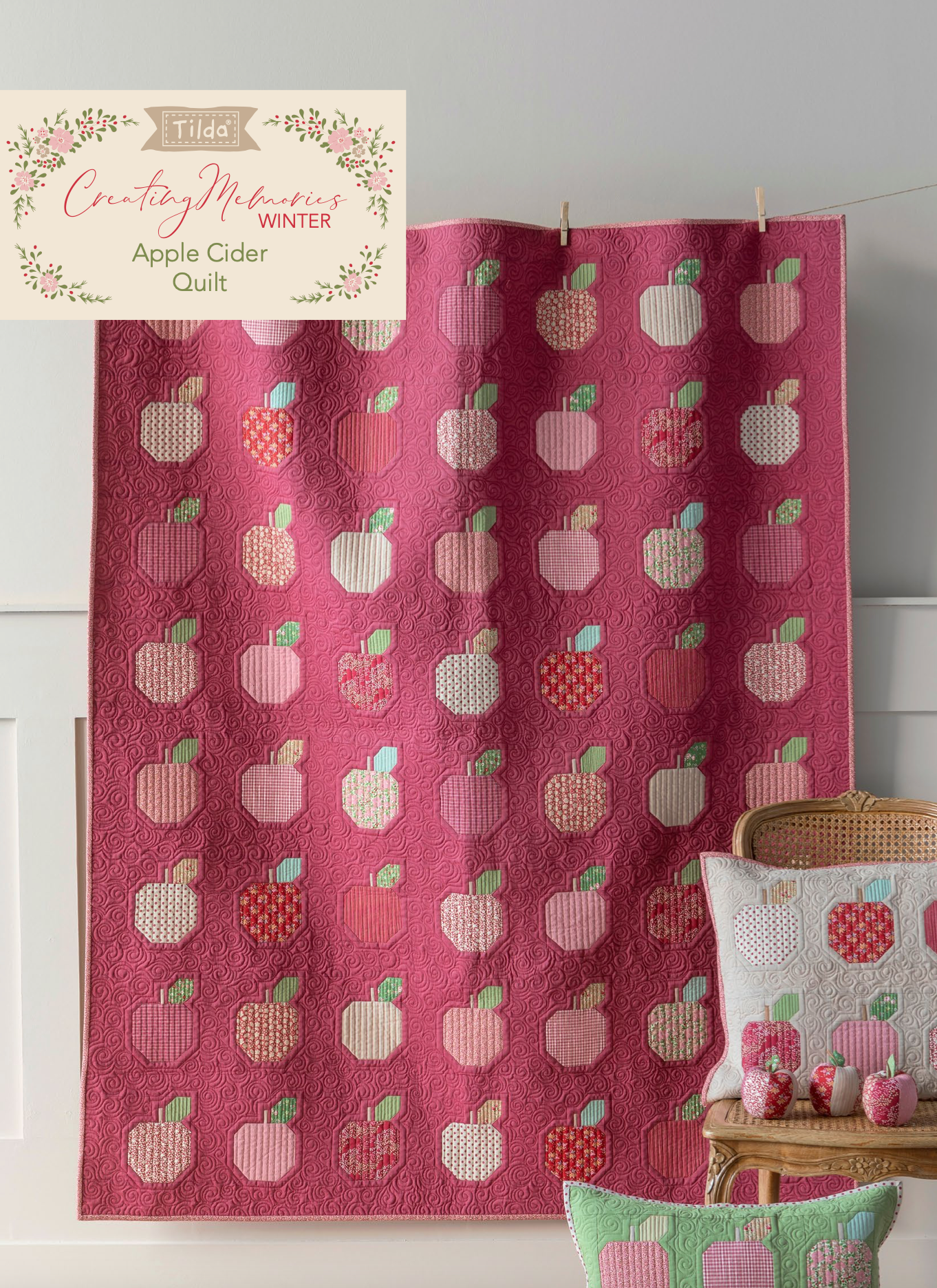 Apple Cider Quilt, Creating Memories WINTER by Tilda, FREE Pattern