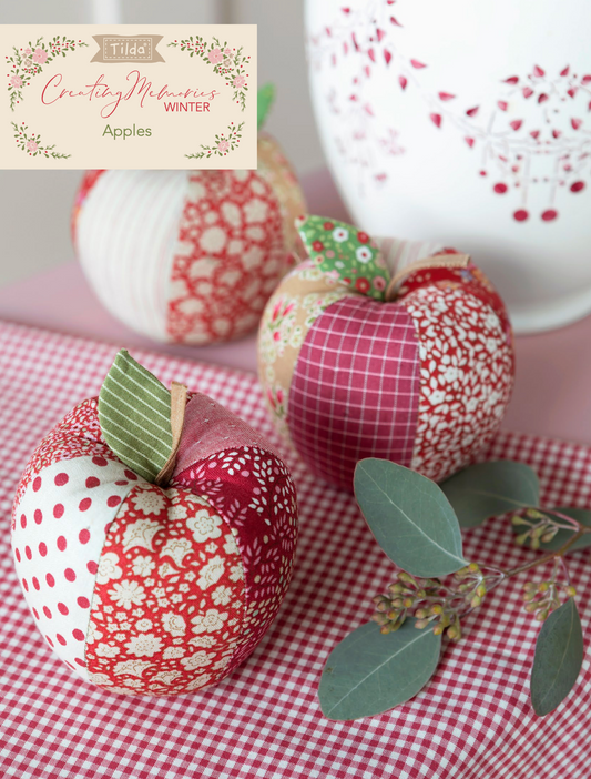 Apples, Creating Memories WINTER by Tilda, FREE Pattern