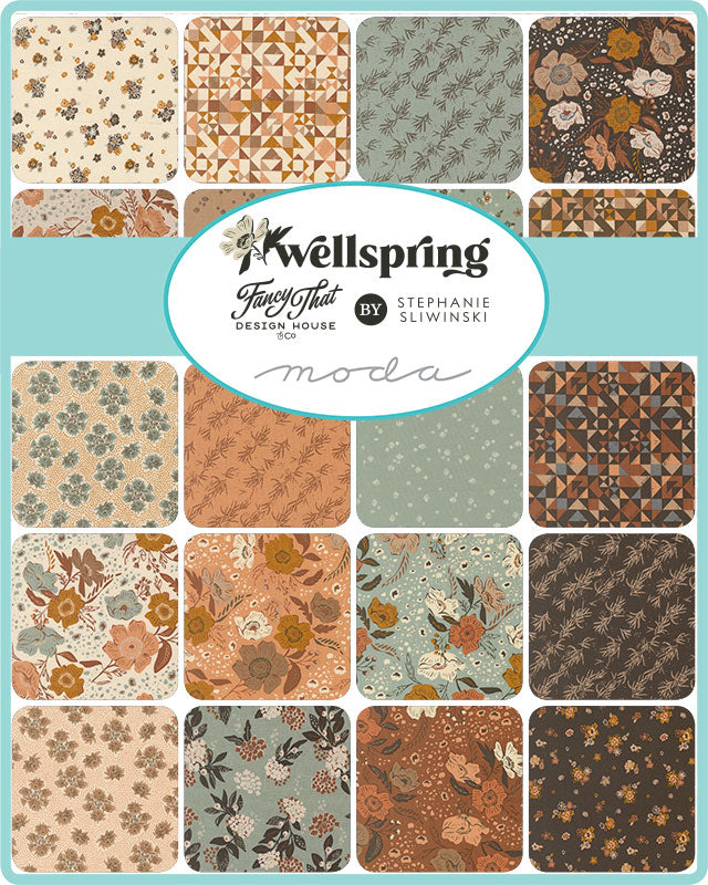 Wellspring by Fancy That Design House for Moda Fabrics | 32-Piece Fat Quarter Bundle | 45670AB