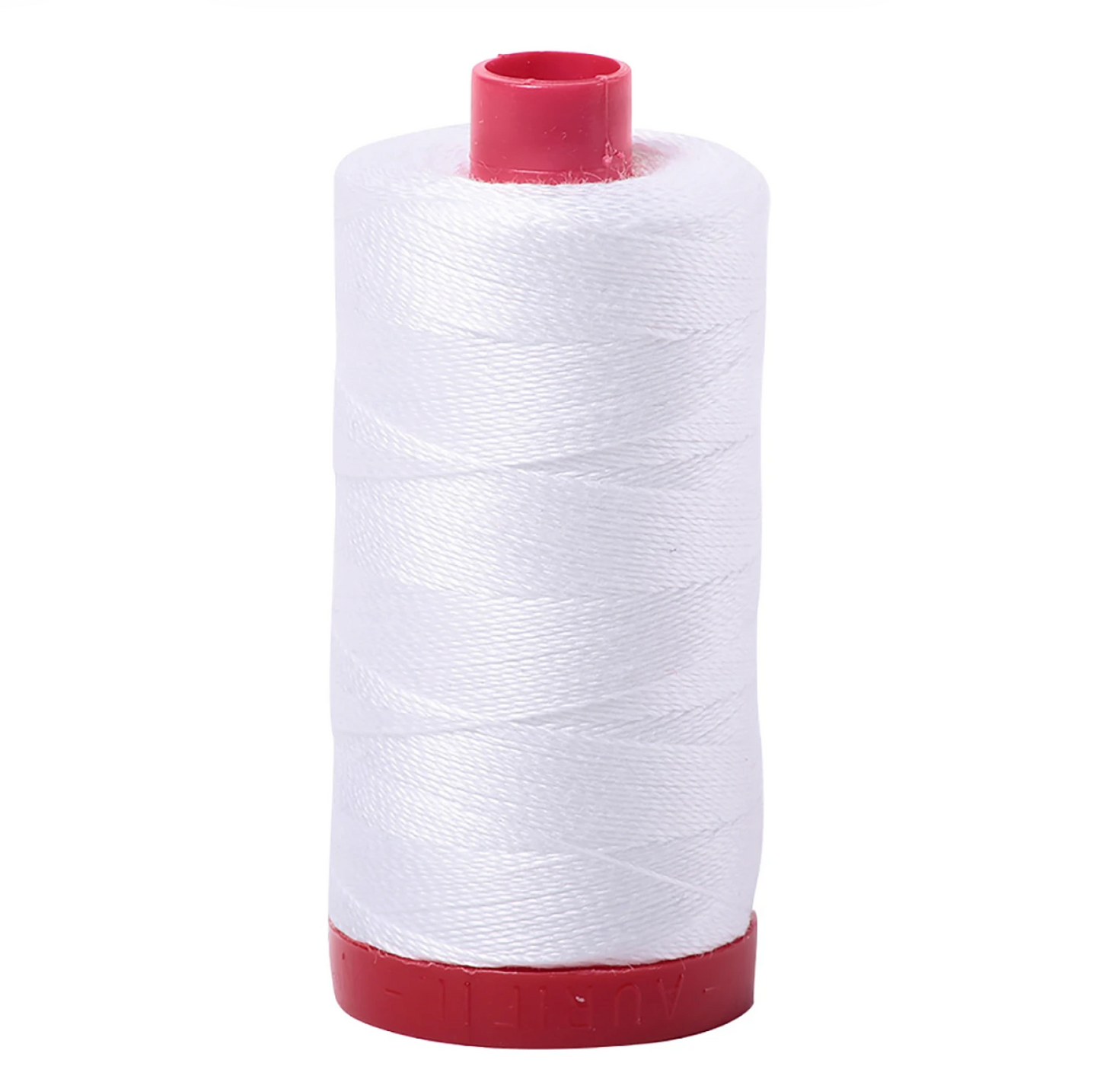 Auriful Mako Cotton Embroidery Thread 12wt 356yds White, A100122024