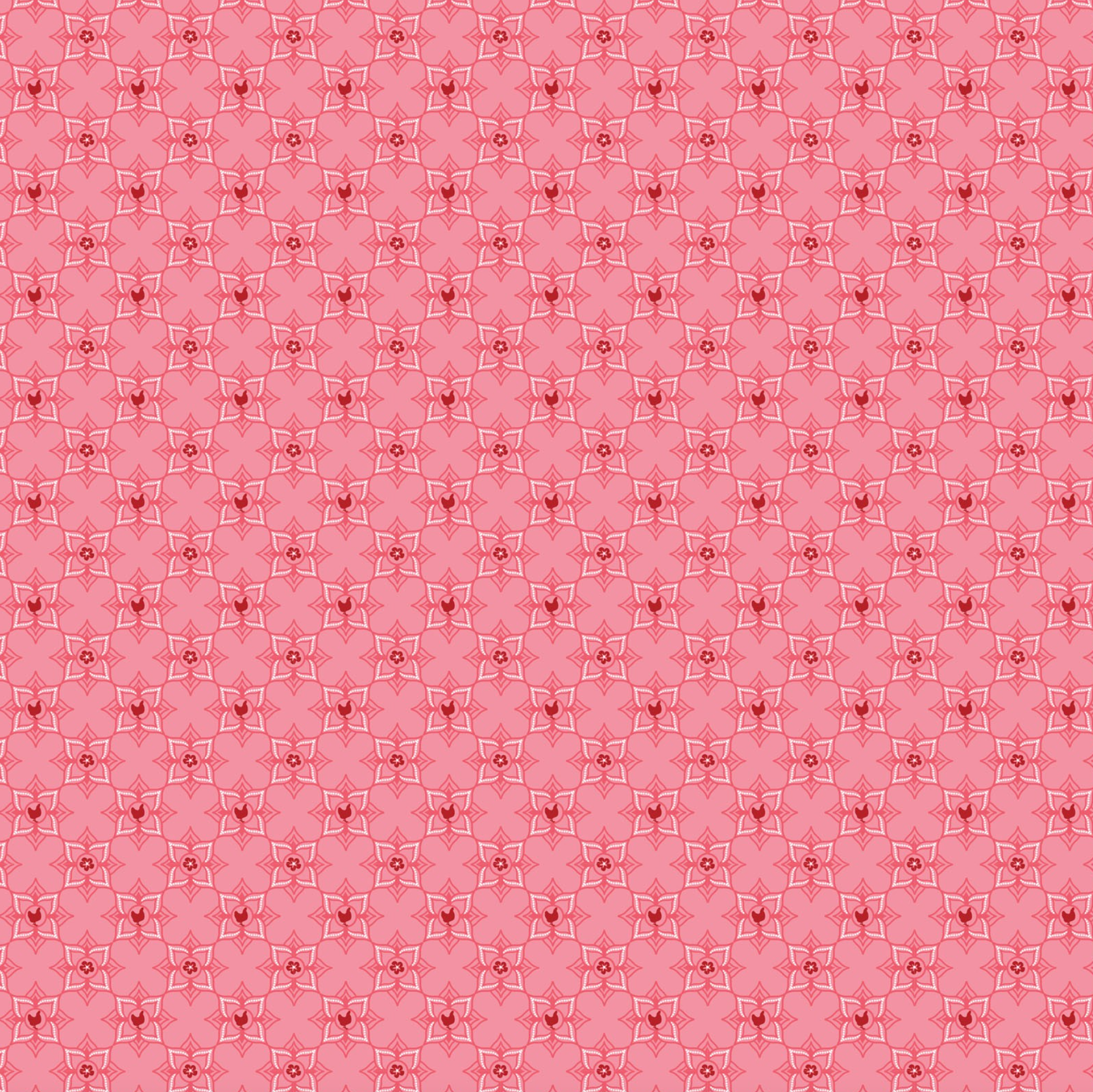 Barnyard Bandana, a PC Basic, Pink Hot Kisses, BB21313, sold by 1/2 yard - Good Vibes Quilt Shop