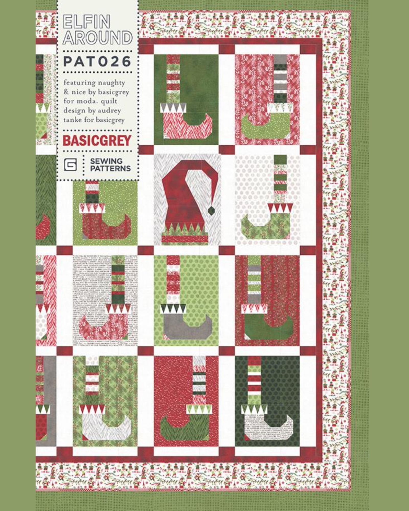 Elfin Around Quilt Pattern, by Basic Grey, PAT026 - Good Vibes Quilt Shop