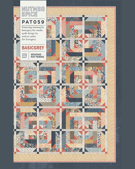Nutmeg Spice Quilt Pattern, by Basic Grey, PAT059 - Good Vibes Quilt Shop