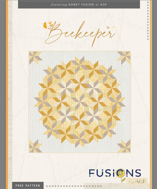 Beekeeper Quilt, an Art Gallery Fabrics FREE Pattern