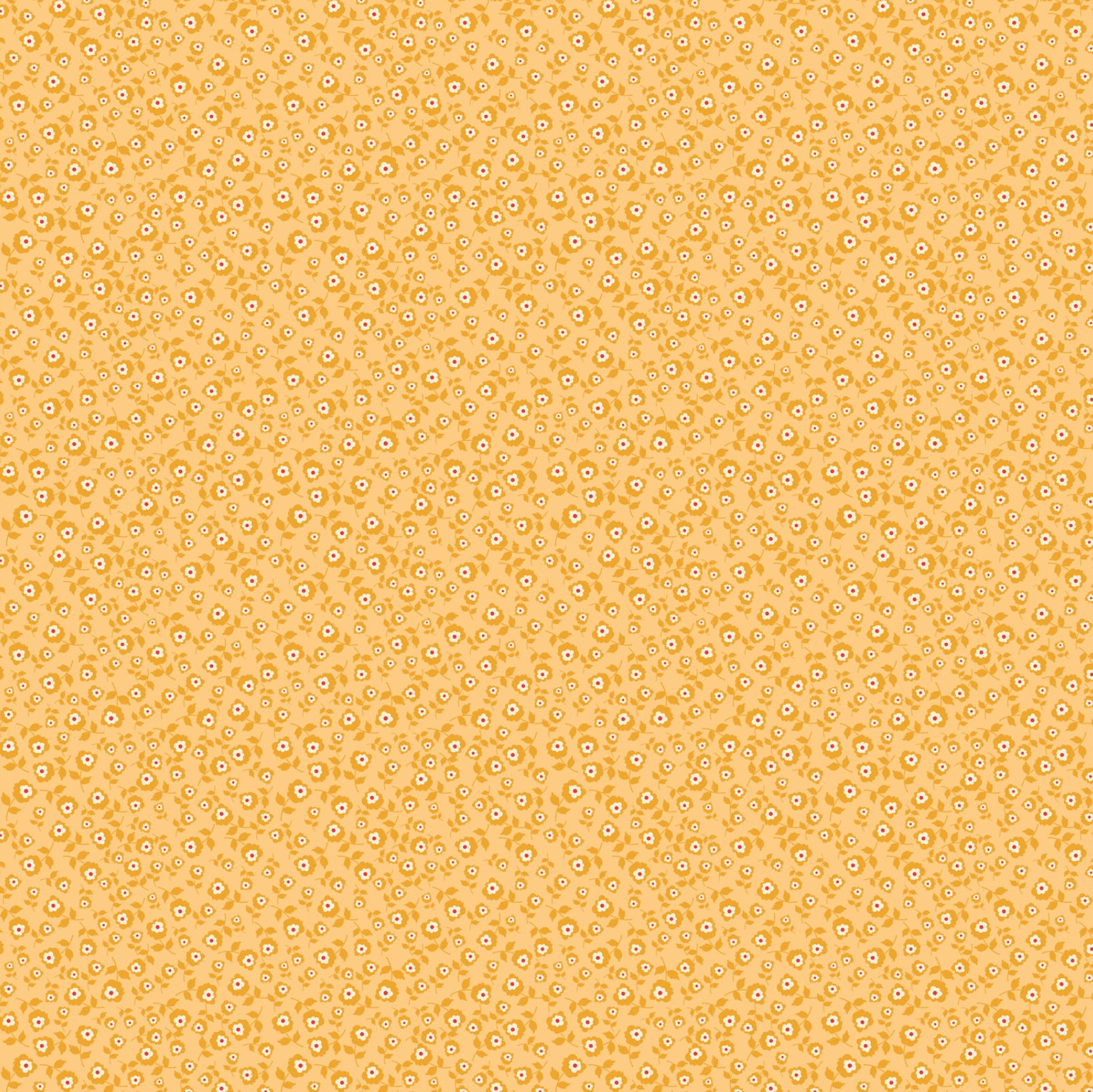 Betsy's Sewing Kit, Corn Flowers, Yellow BK22115, sold by the 1/2 yard - Good Vibes Quilt Shop