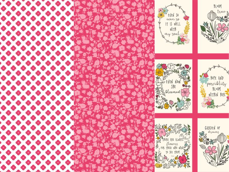 Fat Quarter Bundle BLOOM newest TRUE by Poppie Cotton - 21 fabrics ++Store Cut++