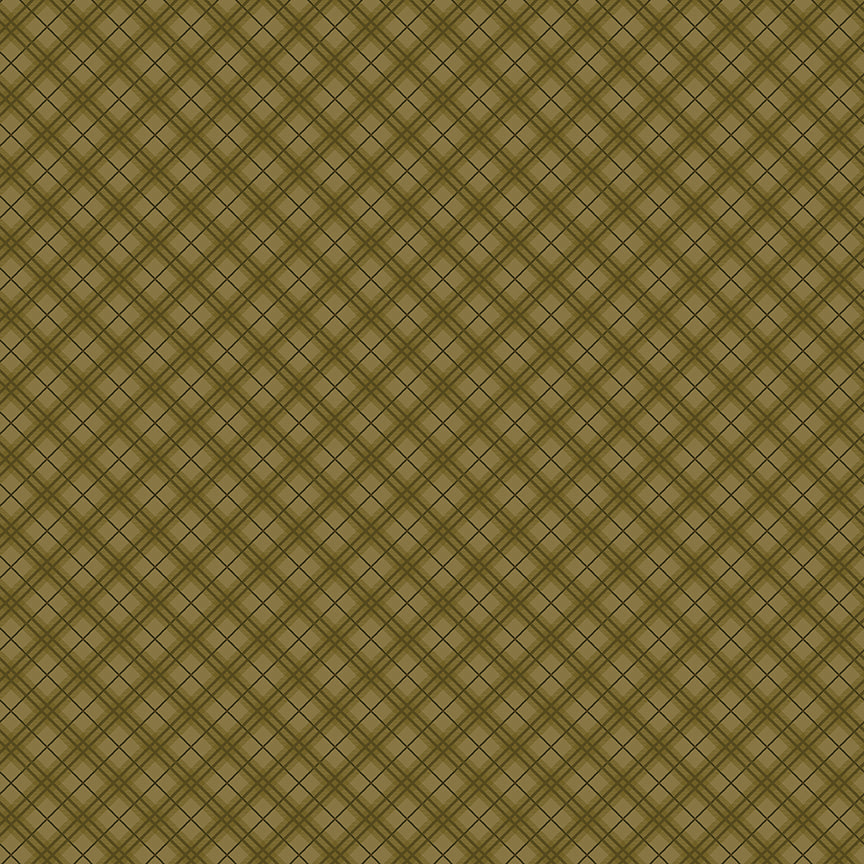 Bountiful Fabric, Plaid C17863 Green, Sold by the 1/2 Yard, PREORDER - Good Vibes Quilt Shop