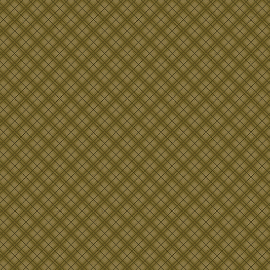Bountiful Fabric, Plaid C17863 Green, Sold by the 1/2 Yard, PREORDER