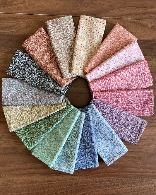 Brie Basics by Tilda Fabrics, Fat Quarter Bundle of 16 different fabrics