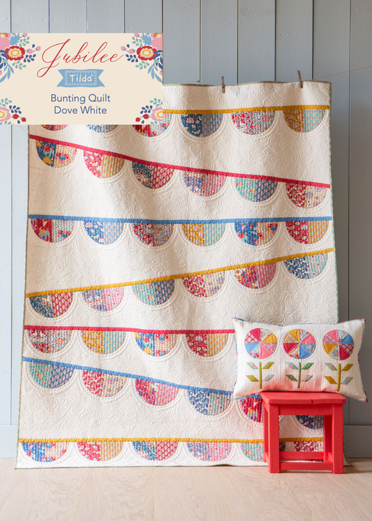 Bunting Quilt from the Jubilee Collection, a Tilda FREE Pattern