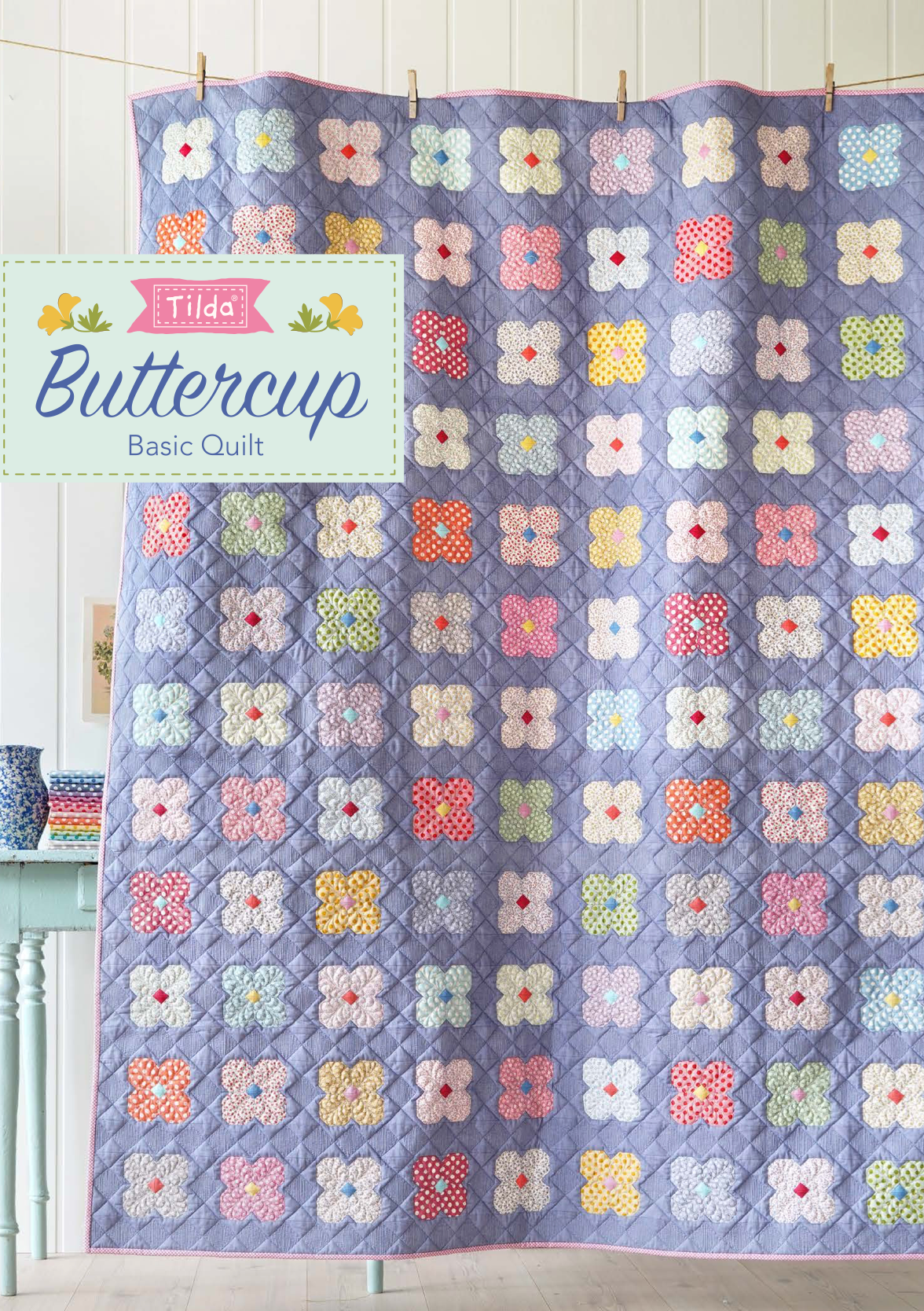 Buttercup Basic Quilt, a Tilda World FREE Pattern