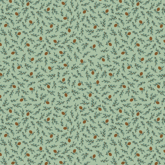 Camp Woodland, C10464 Pistachio, sold by the 1/2 yard