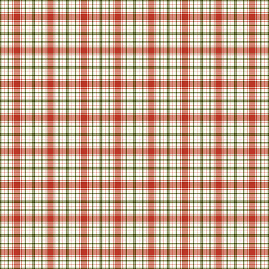 Christmas is in Town, C14746-Multi Plaid, sold by the 1/2 yard, PREORDER - Good Vibes Quilt Shop