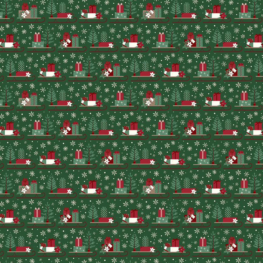 Christmas Time Fabric, Fat Quarter Bundle 18 Prints, PREORDER - Good Vibes Quilt Shop