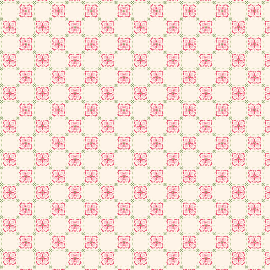 Cuckoo Christmas Fabric by Lori Woods for Poppie Cotton | Winter Folkart Buff CH271219 | Sold by the 1/2 Yard | PREORDER!