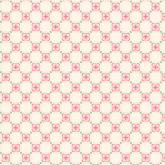 Cuckoo Christmas Fabric by Lori Woods for Poppie Cotton | Winter Folkart Buff CH271219 | Sold by the 1/2 Yard | PREORDER!