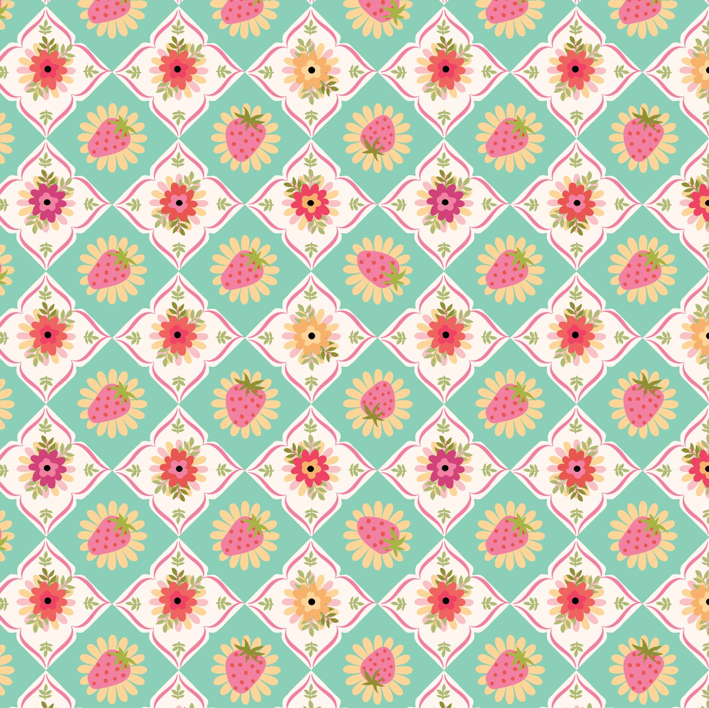 Calico Cowgirls, Feeling Quilty Mint, CW24826, sold by 1/2 yard, *PREORDER - Good Vibes Quilt Shop