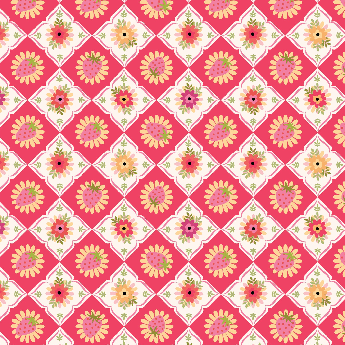 Calico Cowgirls, Feeling Quilty Pink, CW24827, sold by 1/2 yard, *PREORDER