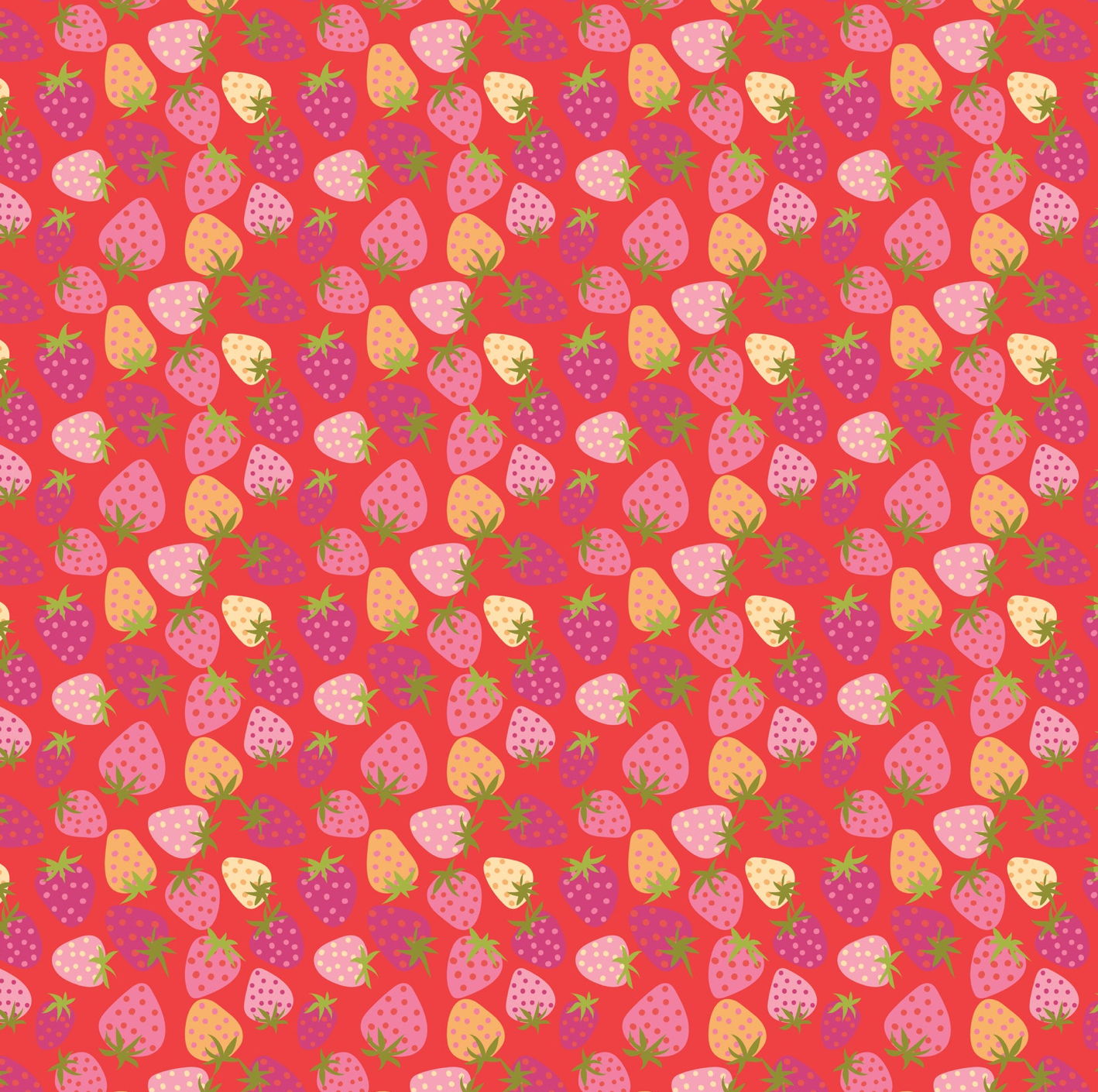 Calico Cowgirls, Strawberry Pie Red, CW24808, sold by 1/2 yard, *PREORDER