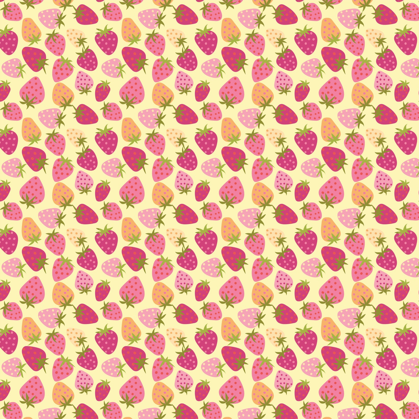 Calico Cowgirls, Strawberry Pie Yellow, CW24809, sold by 1/2 yard, *PREORDER