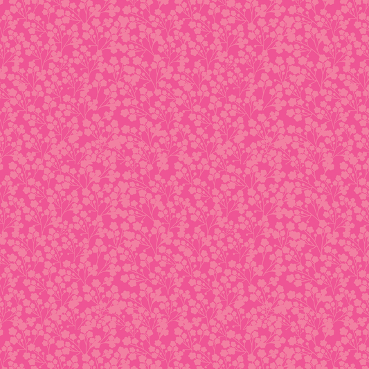 Calico Cowgirls, Wildflowers Pink, CW24812, sold by 1/2 yard, *PREORDER