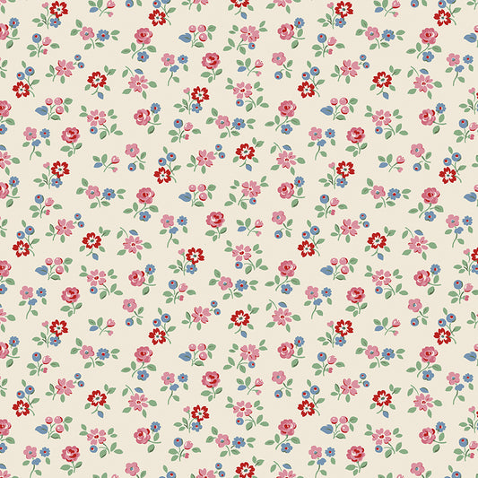 Cath Kidston, Arlington Ditzy, C18373-Cream, Sold by the 1/2 Yard, PREORDER