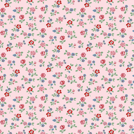 Cath Kidston, Arlington Ditzy, C18373-Pink, Sold by the 1/2 Yard, PREORDER