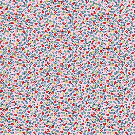 Cath Kidston, Teeny One, C18376-Pink, Sold by the 1/2 Yard, PREORDER
