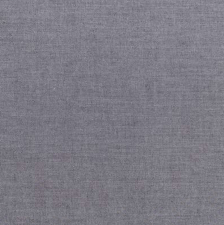 Chambray Grey, by Tilda Fabrics, TIL160006, sold by the 1/2 yard - Good Vibes Quilt Shop