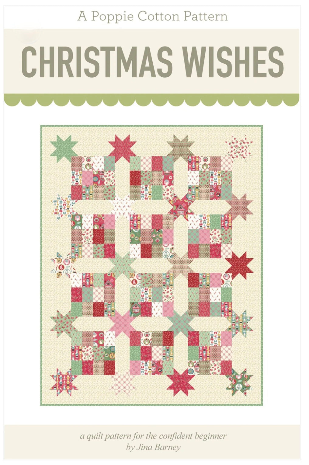 Christmas Wishes Quilt Pattern by Jina Barney for Poppie Cotton | Cuckoo Christmas | CHP27028 | PREORDER!